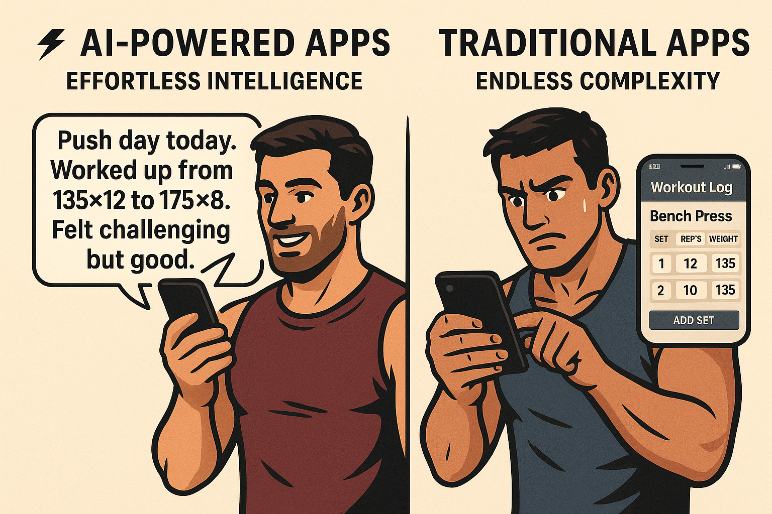 AI vs Traditional Fitness Apps: Why Intelligence Beats Complexity